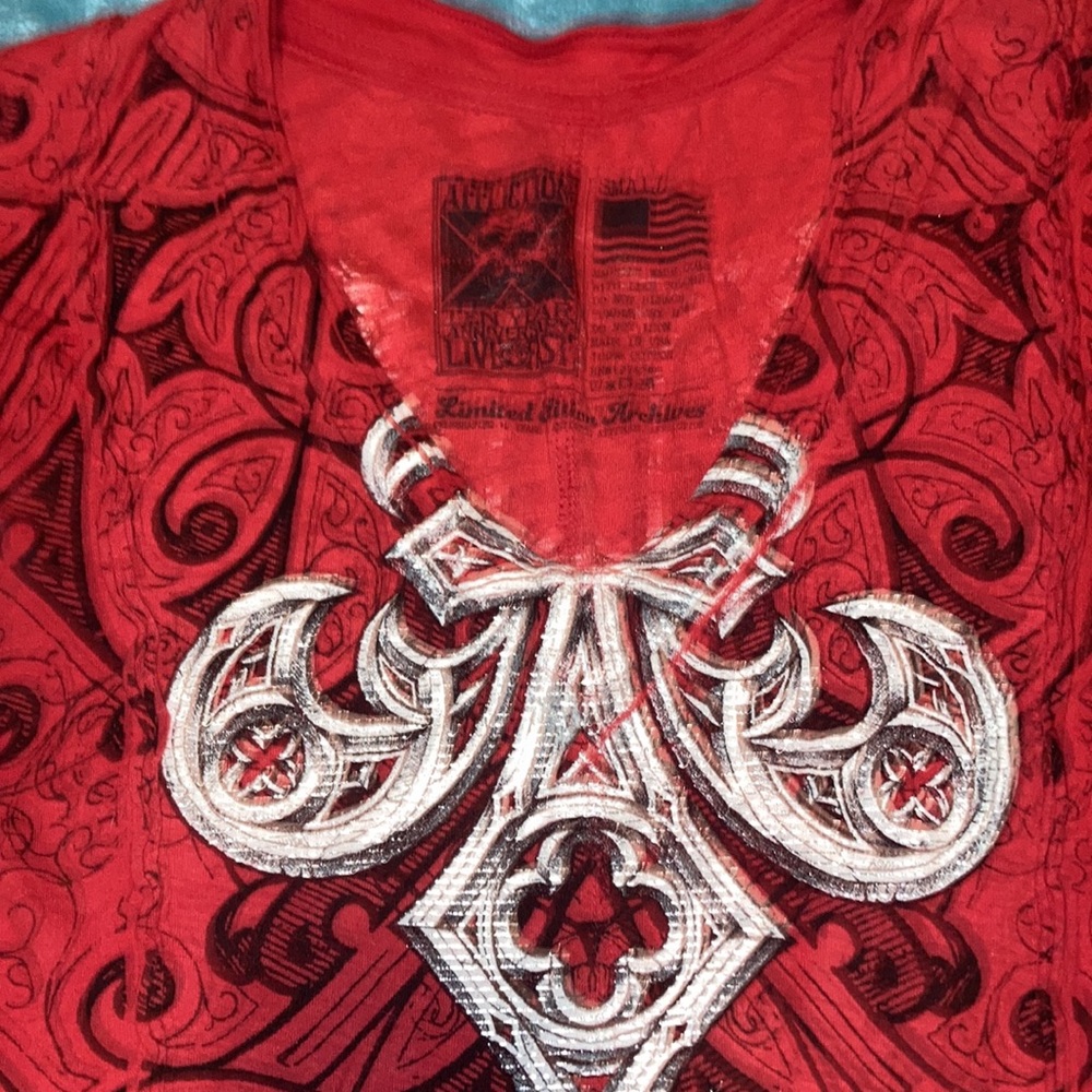 Affliction Gradient Limited Edition Archives Red … - image 2